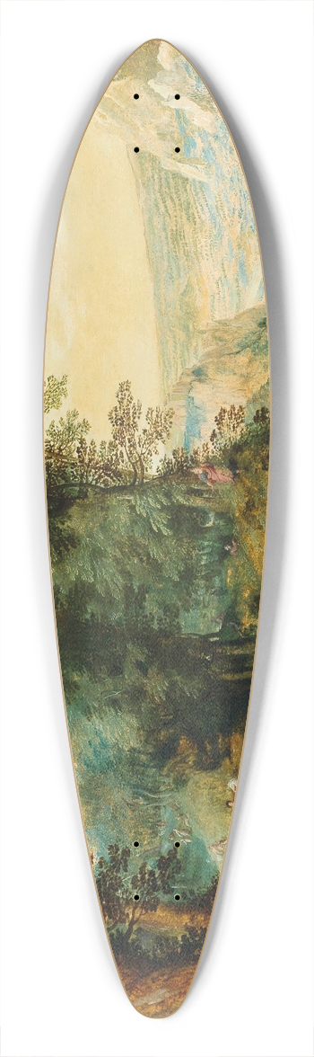 Cornelis Molenaer - Moses at Mount Nebo 39.3 inch art pintail longboard deck