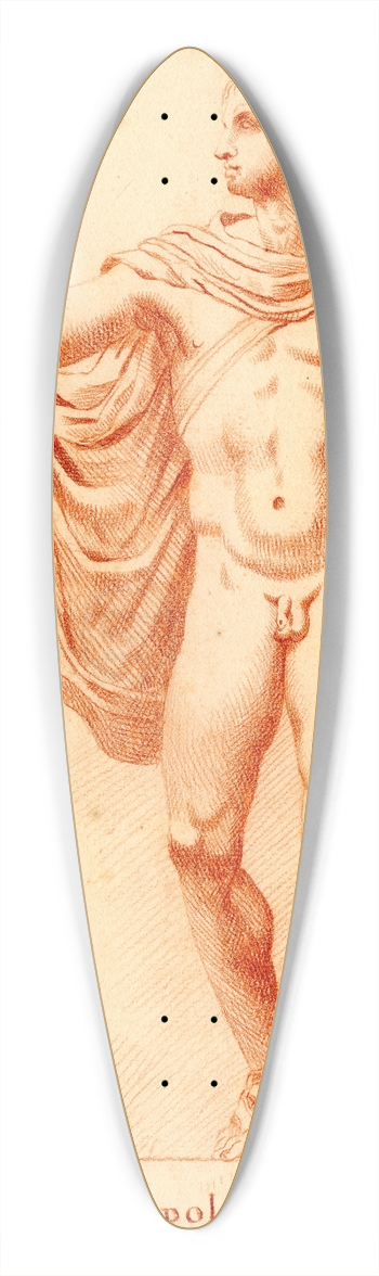 Cornelis Pronk - Apollo Belvedere 39.3 inch art pintail longboard deck