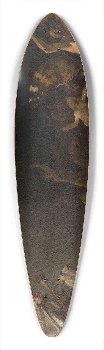 Cornelis Saftleven - A Witches Sabbath 39.3 inch art pintail longboard deck