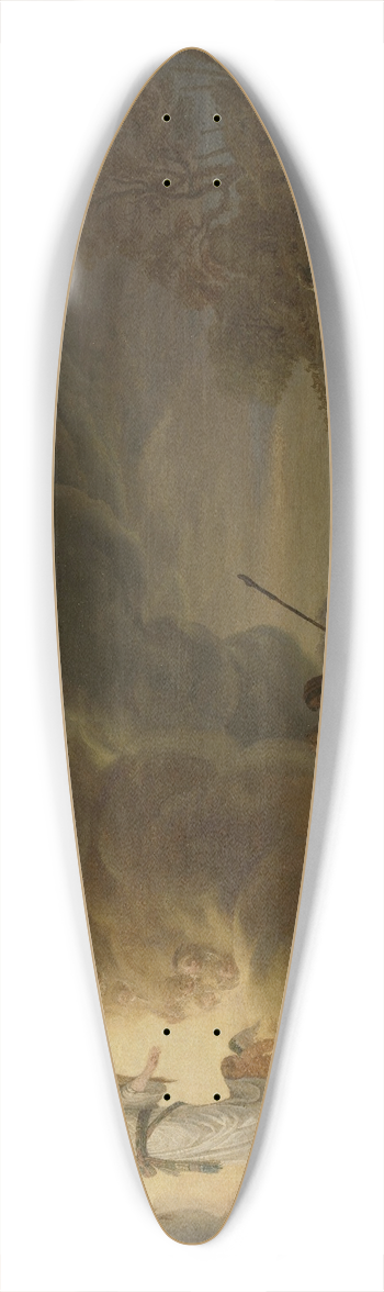 Cornelis Saftleven - The annunciation to the shepherd 39.3 inch art pintail longboard deck