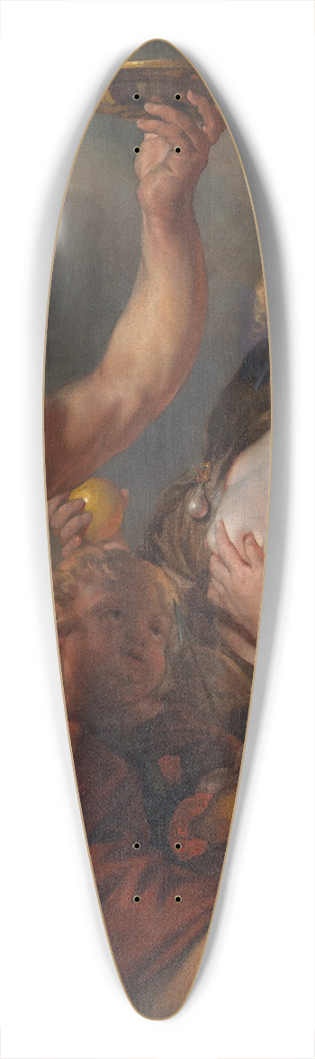 Cornelis Schut - Bacchus, Ceres and Venus 39.3 inch art pintail longboard deck