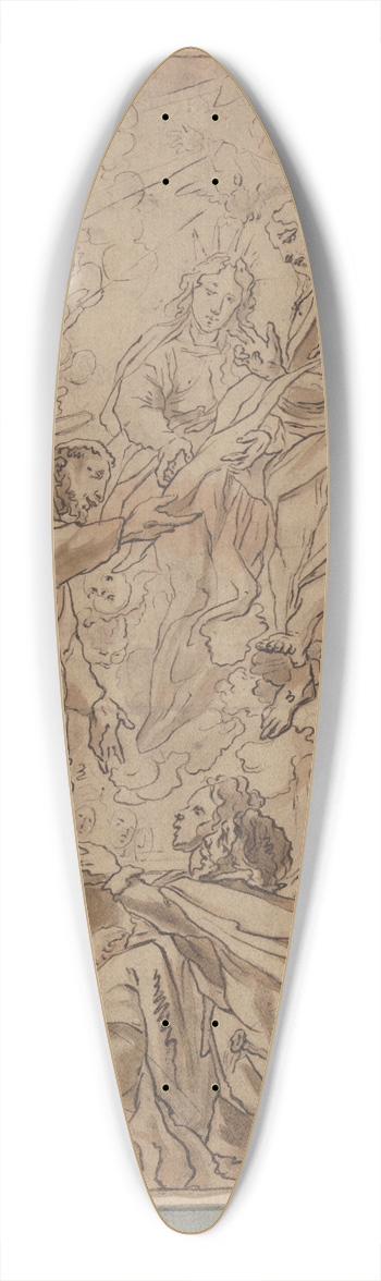 Cornelis Schut - Portiuncula 39.3 inch art pintail longboard deck
