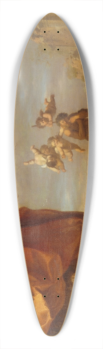 Cornelis Van Poelenburch - Cimon and Iphigenia 39.3 inch art pintail longboard deck