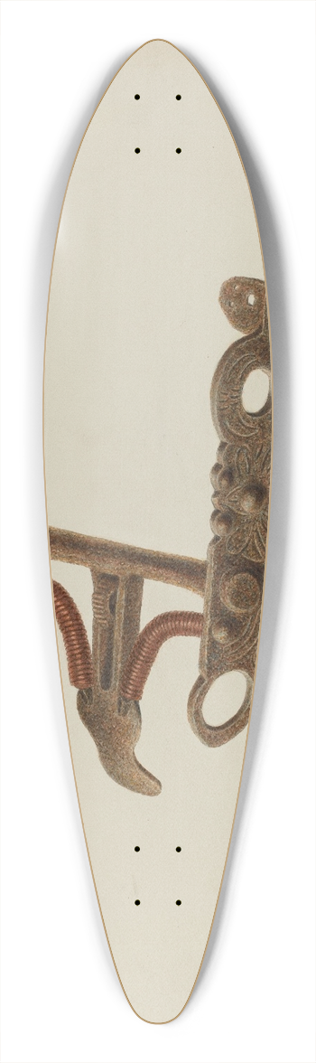 Cornelius Christoffels - Bit 39.3 inch art pintail longboard deck