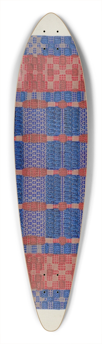 Cornelius Christoffels - Coverlet (Section) 39.3 inch art pintail longboard deck