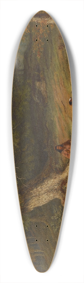 Cornelius David Krieghoff - Midday Rest 39.3 inch art pintail longboard deck