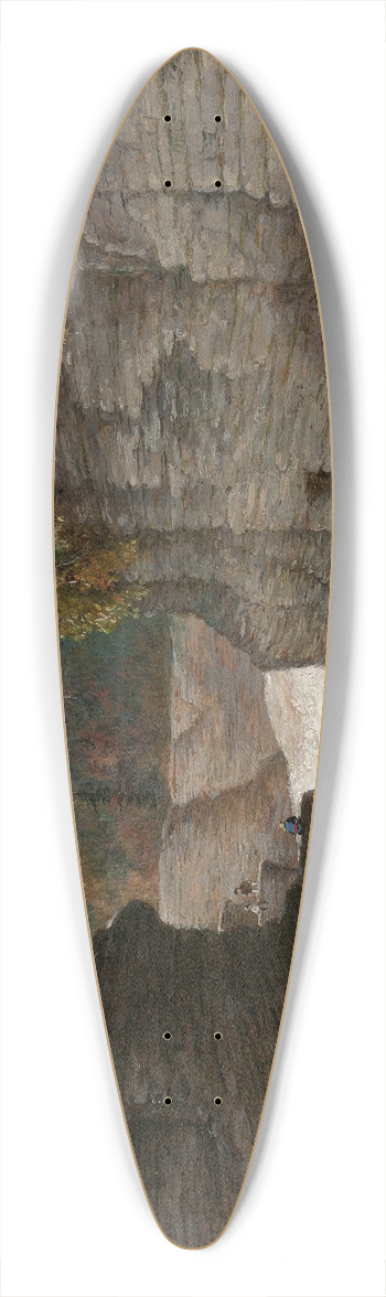Cornelius David Krieghoff - River Gorge, Autumn 39.3 inch art pintail longboard deck