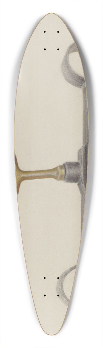 Cornelius Frazier - Handcuffs with One Key 39.3 inch art pintail longboard deck