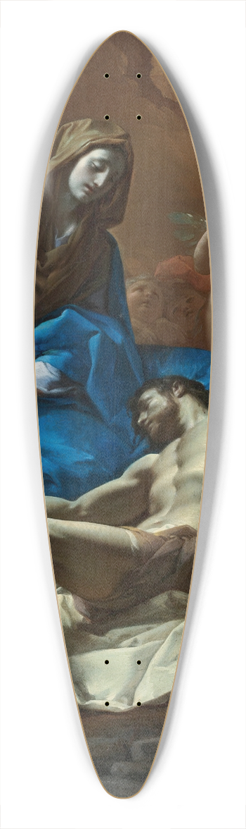 Corrado Giaquinto - Piet 39.3 inch art pintail longboard deck