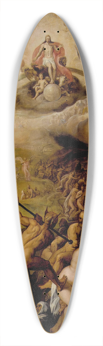 Crispijn van den Broeck - The Last Judgment 39.3 inch art pintail longboard deck