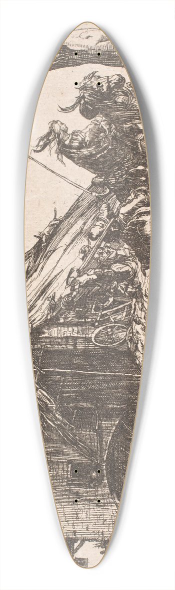 C Ritz - Et vrtshus 39.3 inch art pintail longboard deck