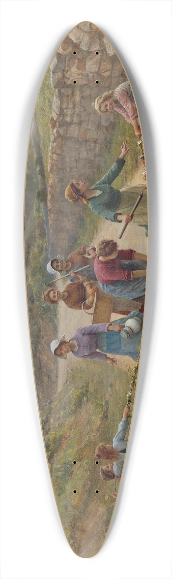 Csar Pattein - You Shall Not Pass 39.3 inch art pintail longboard deck