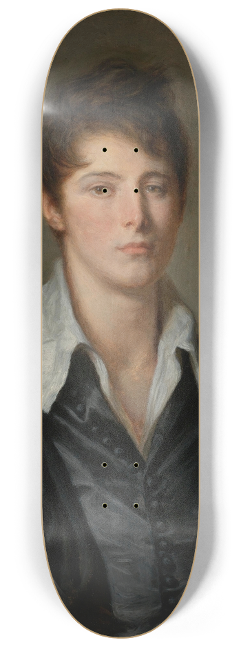 Jean-Baptiste Greuze - Portrait Of Florentius Josephus Van Ertborn (1784-1840) 8.25 inch art skate deck