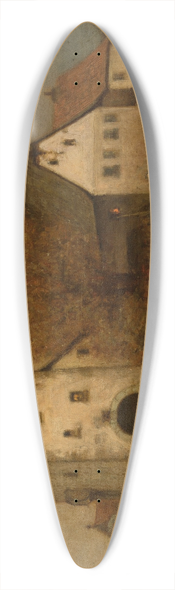 Curt Agthe - Town fragment 39.3 inch art pintail longboard deck