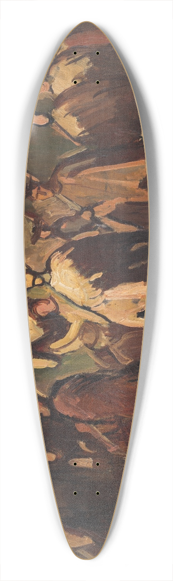 Cyprin Majernk - Expedition 39.3 inch art pintail longboard deck