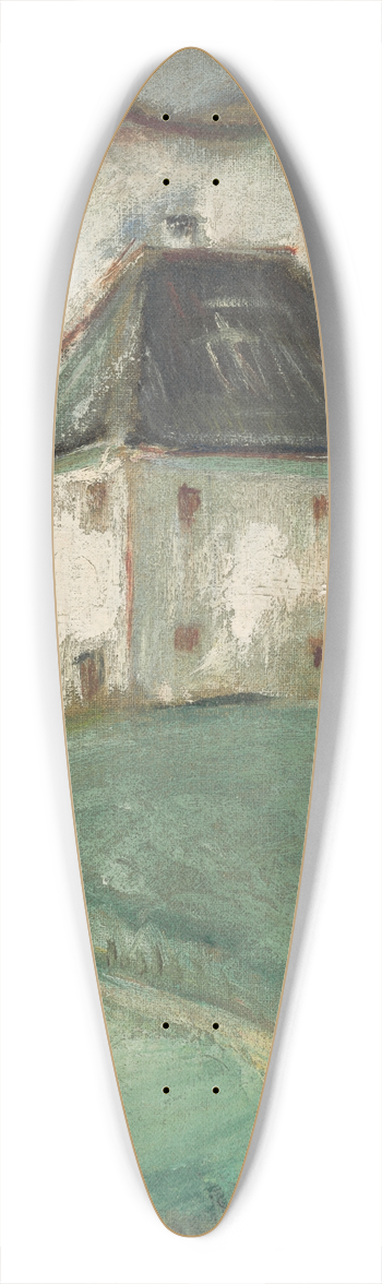 Cyprin Majernk - Landscape near Tebo 39.3 inch art pintail longboard deck