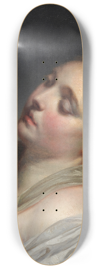 Jean-Baptiste Greuze - The Dreamer 8.25 inch art skate deck