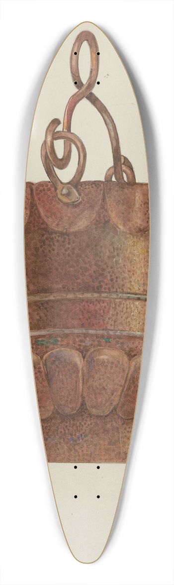 Dana Bartlett - Copper Bucket 39.3 inch art pintail longboard deck