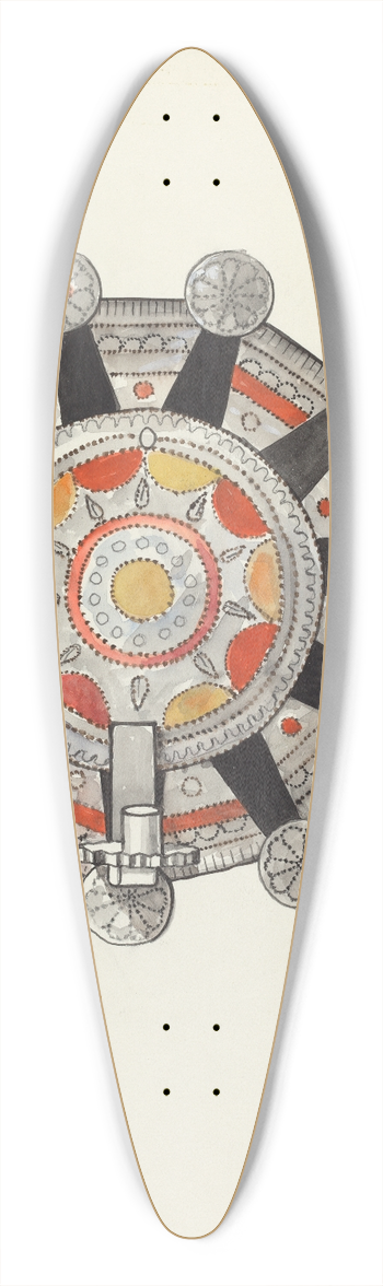 Dana Bartlett - Cut Tin Candle Holder 39.3 inch art pintail longboard deck