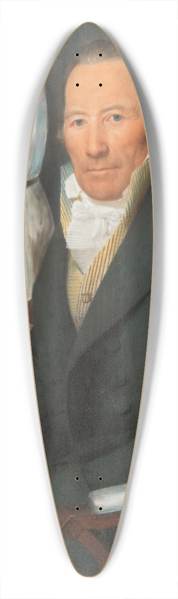 Daniel Caffe - Portrait Of A Sitting Man Near A Window 39.3 inch art pintail longboard deck