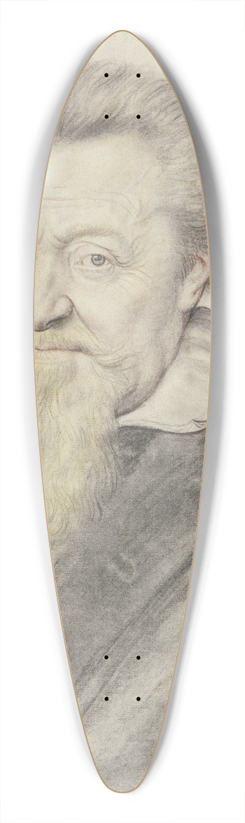 Daniel Dumonstier - Brustbild eines lteren Mannes mit blondem Bart, den Mantel ber die Schulter geworfen 39.3 inch art pintail longboard deck