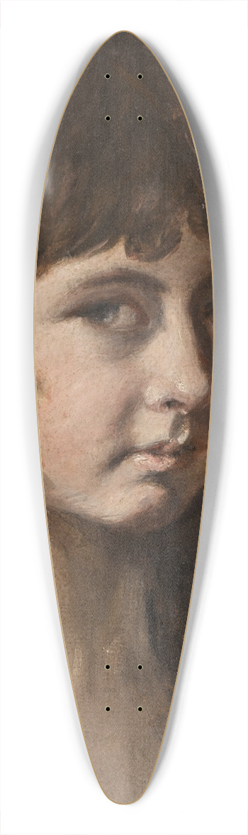Daniel Gardner - Study of a girl 39.3 inch art pintail longboard deck