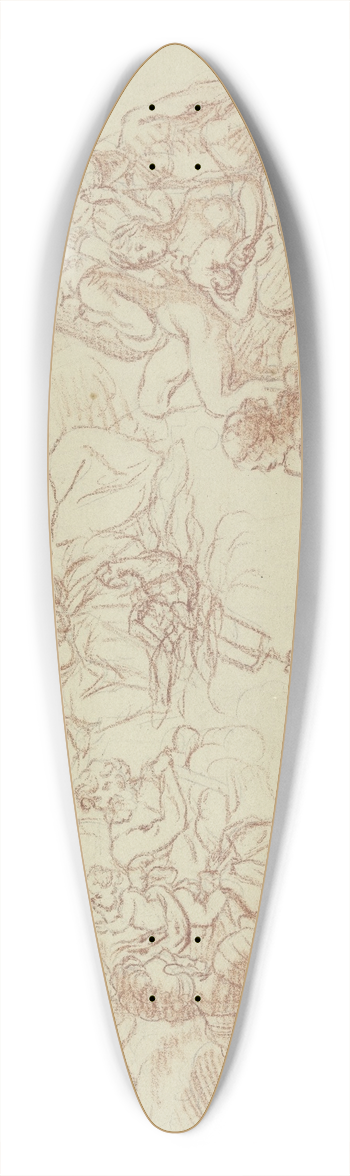 Daniel Nikolaus Chodowiecki - The olymp 39.3 inch art pintail longboard deck
