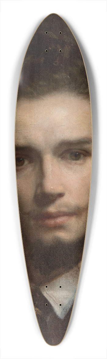 Daniel Penther - Self-portrait 39.3 inch art pintail longboard deck
