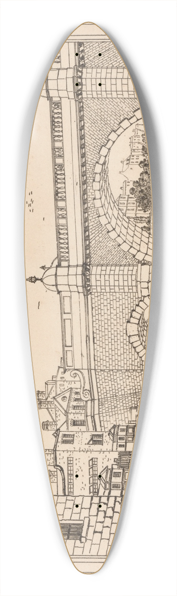 Daniel Turner - London Bridge 39.3 inch art pintail longboard deck