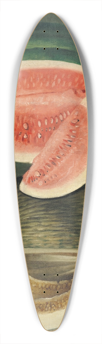 Daoud Corm - Melons 39.3 inch art pintail longboard deck