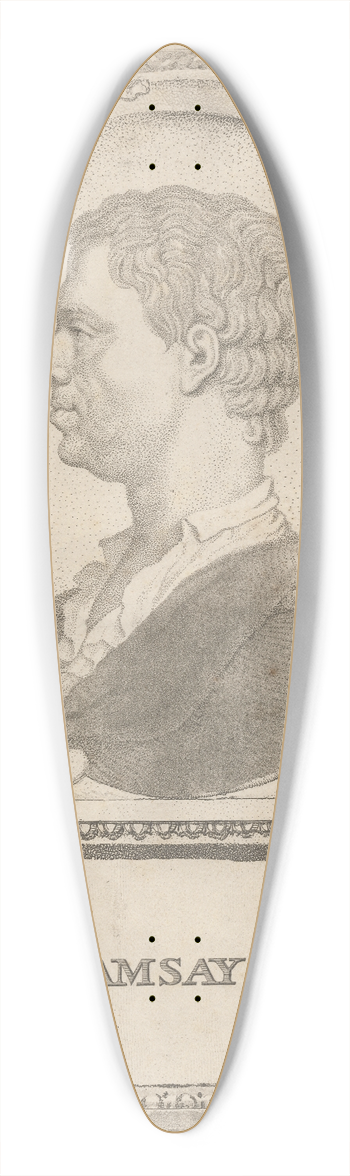 David Allan - Alan Ramsay Scotus 39.3 inch art pintail longboard deck