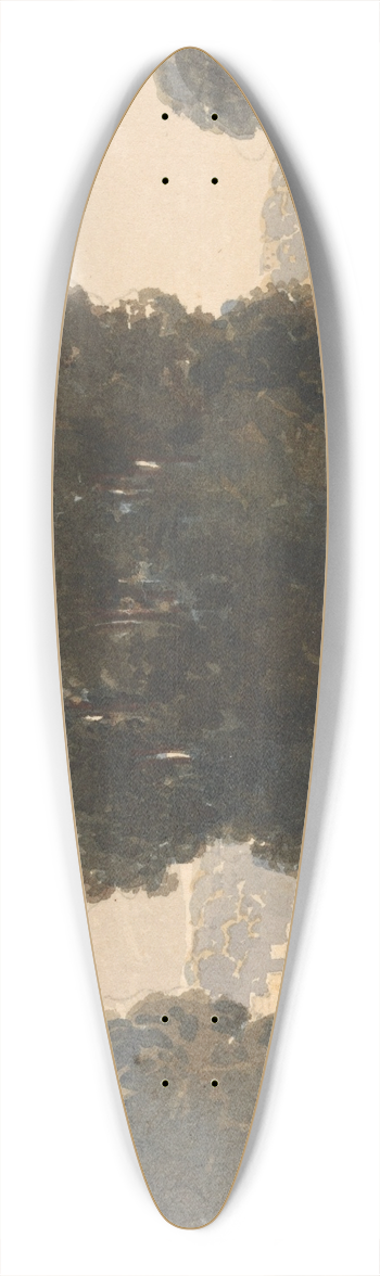 David Cox - Richmond Bridge 39.3 inch art pintail longboard deck