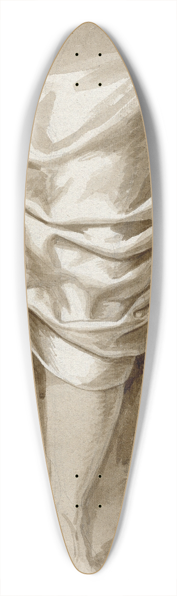 David Humbert de Superville - Been met draperie 39.3 inch art pintail longboard deck