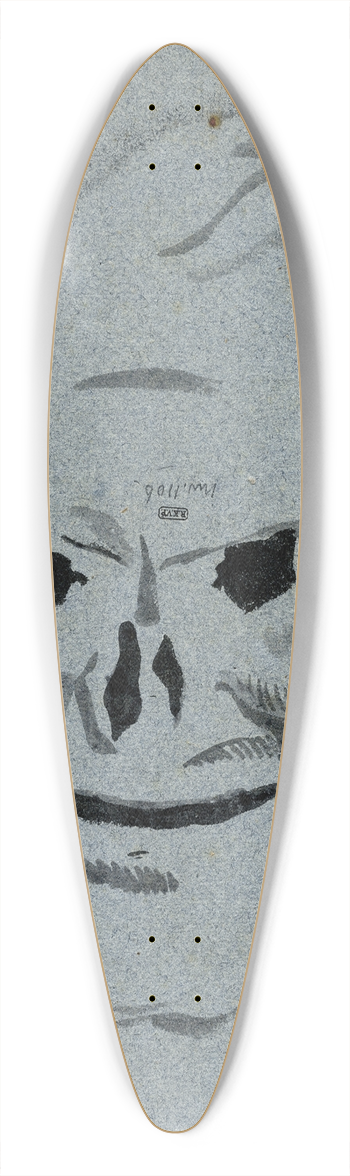 David Humbert de Superville - Schets van een monster 39.3 inch art pintail longboard deck