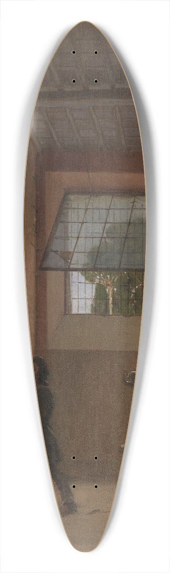 David Jacobsen - The Sculptor Jens Adolph Jerichau in his Studio in Rome 39.3 inch art pintail longboard deck