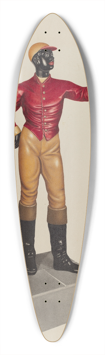 David P Willoughby - Hitching Post 39.3 inch art pintail longboard deck