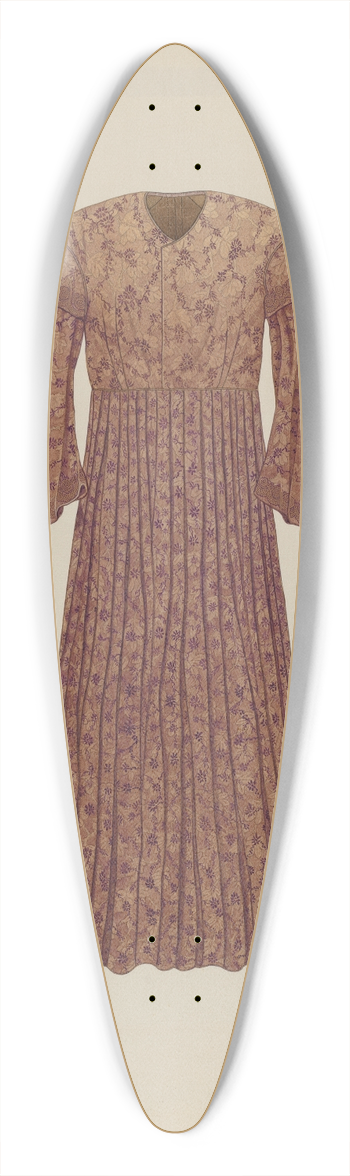 David P Willoughby - Wedding Dress 39.3 inch art pintail longboard deck