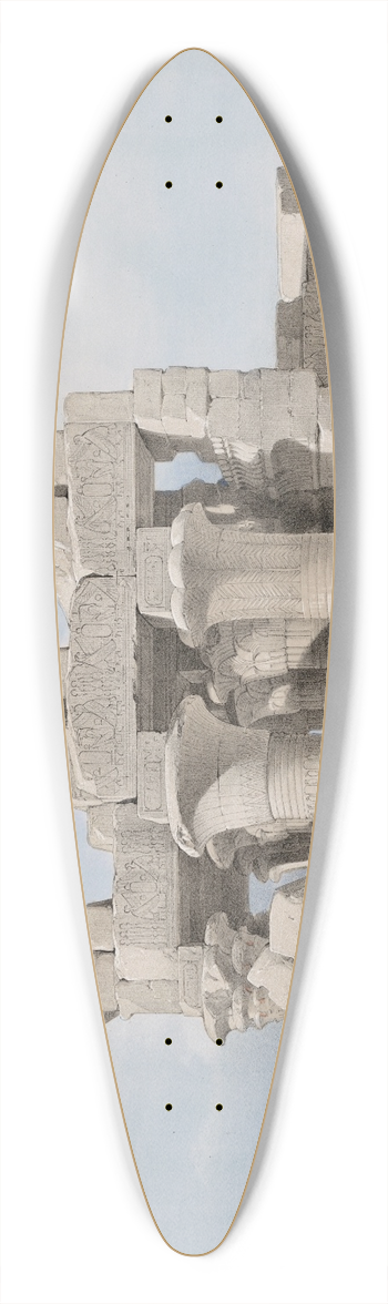 David Roberts - Kom Ombo. Nov. 21st, 1838 39.3 inch art pintail longboard deck