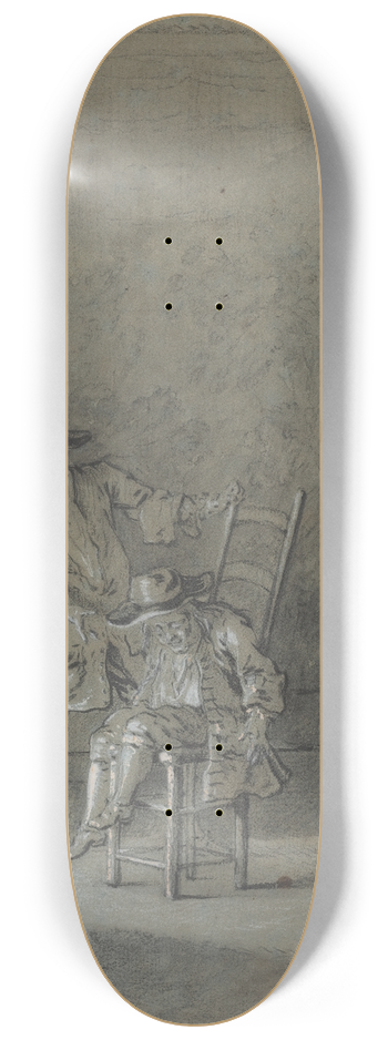 Jean-Baptiste Oudry - Ragotin enivr par La Rancune 8.25 inch art skate deck