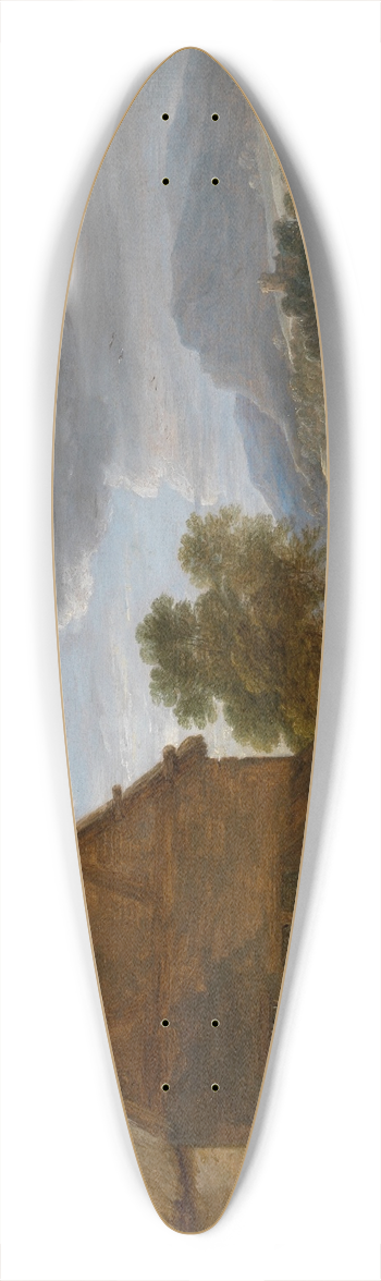 David Teniers The Younger - Tavern Scene 39.3 inch art pintail longboard deck