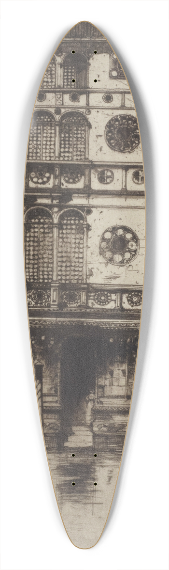 David Young Cameron - Joannis Darius 39.3 inch art pintail longboard deck
