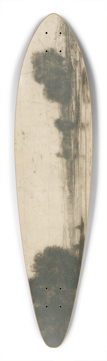 David Young Cameron - Murthly on the Tay 39.3 inch art pintail longboard deck