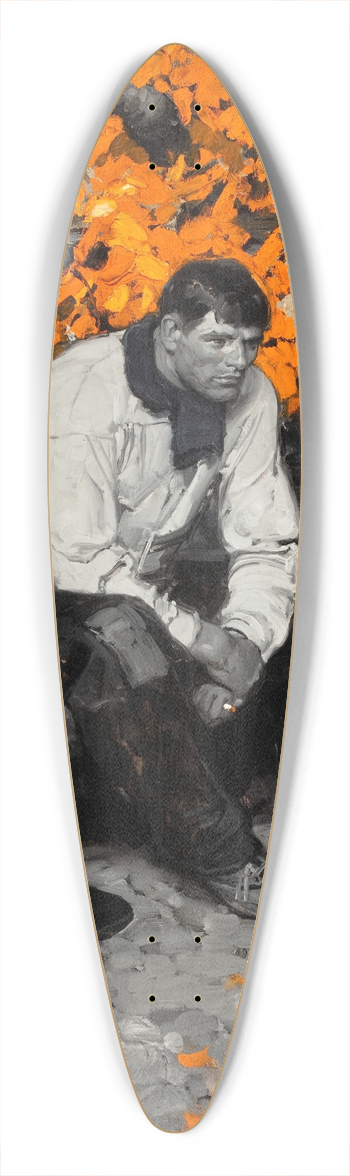 Dean Cornwell - Babysitting 39.3 inch art pintail longboard deck