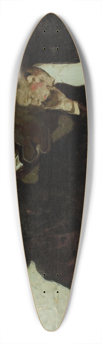Dean Cornwell - Romantic Couple Seated by Piano 39.3 inch art pintail longboard deck