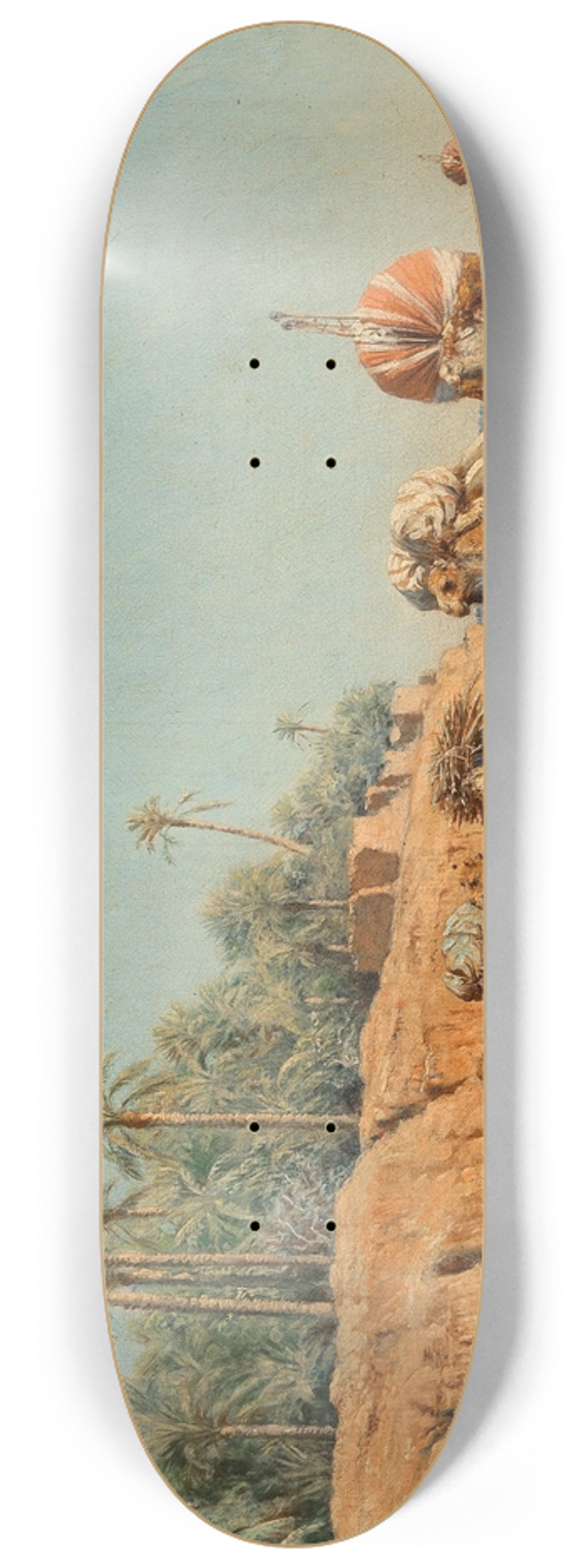 Jean Baptiste Paul Lazerges - The Caravan 8.25 inch art skate deck