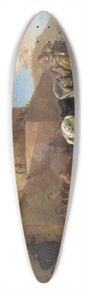Dirk Stoop - The hunting party 39.3 inch art pintail longboard deck