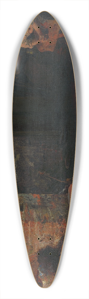 Dominik Skuteck - Resting Cauldron Makers 39.3 inch art pintail longboard deck