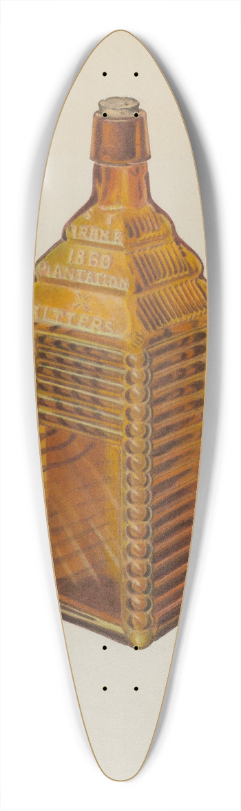 Dorothy Brennan - Bitters Bottle 39.3 inch art pintail longboard deck