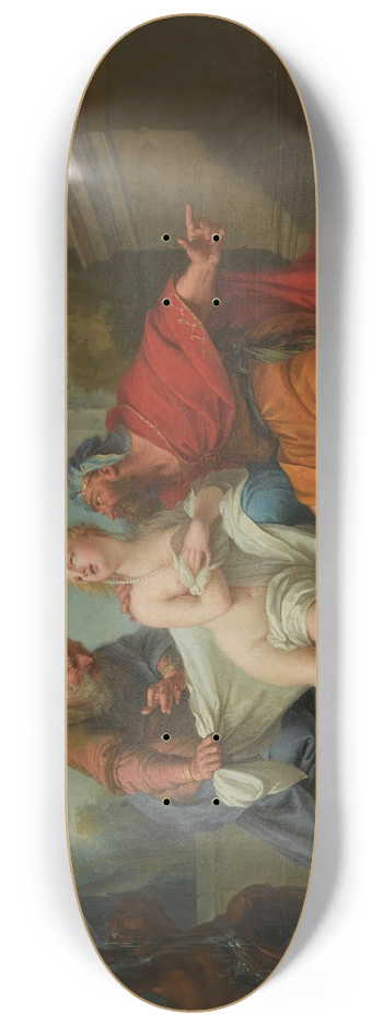 Jean-Baptiste van Loo - Susannah And The Elders 8.25 inch art skate deck