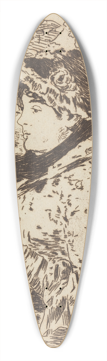 douard Manet - Jeanne Le Printemps 39.3 inch art pintail longboard deck